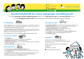 Soziale Gruppenarbeit SGA Sachsenheim Freie Stelle ab 01.02.2025