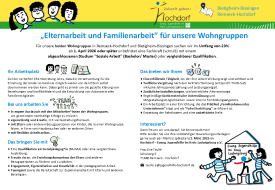 Soziale Gruppenarbeit SGA Sachsenheim Freie Stelle ab 01.02.2025