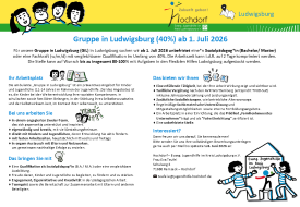 Soziale Gruppenarbeit SGA Sachsenheim Freie Stelle ab 01.02.2025