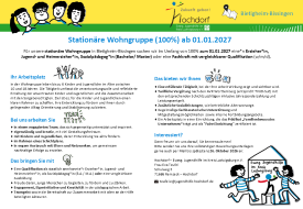 Soziale Gruppenarbeit SGA Sachsenheim Freie Stelle ab 01.02.2025